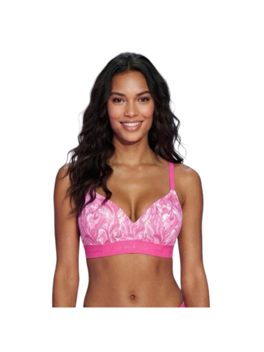 Victoria’s Secret PINK Pink Marble Molded Cup Bra 38D